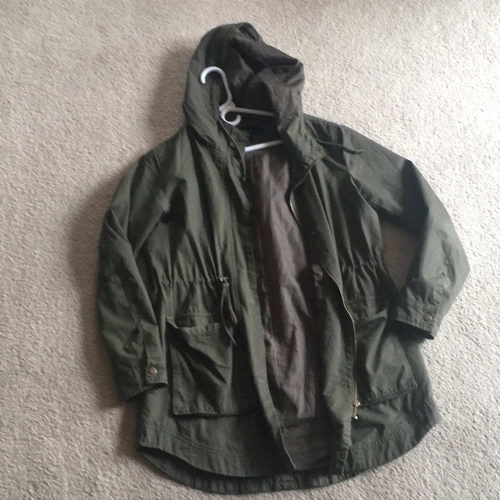 Green army jacket